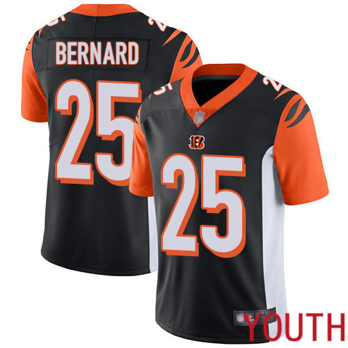 Cincinnati Bengals Limited Black Youth Giovani Bernard Home Jersey NFL Footballl 25 Vapor Untouchable